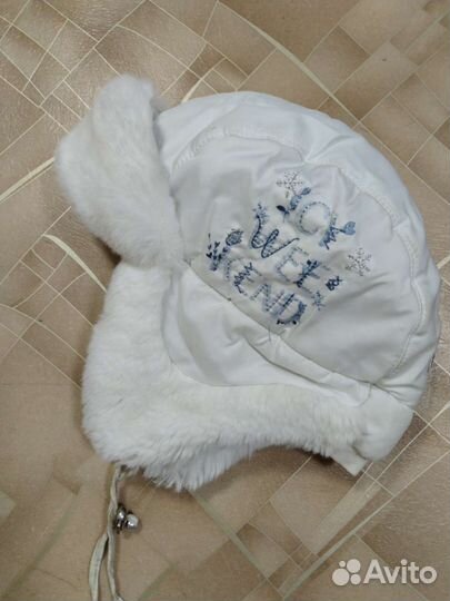Шапка зимняя для девочки 54 56