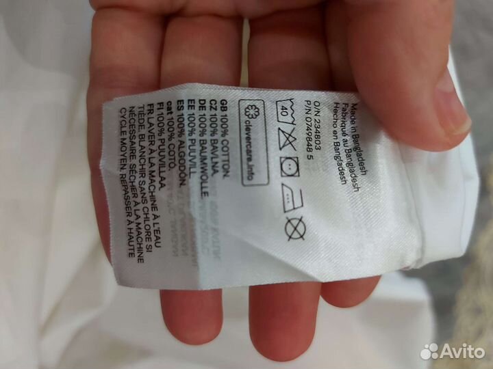 Рубашка H&M на мальчика 152 158