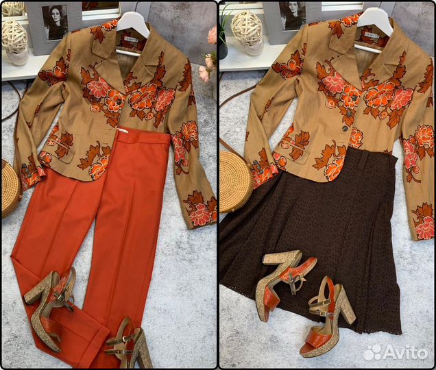 Юбка Burberry S и новый жакет лен М