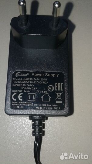 Блок питания 24v c PoE, Подходит для руля Logitech