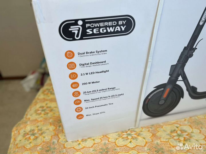 Электросамокат ninebot kickscooter f25e новый