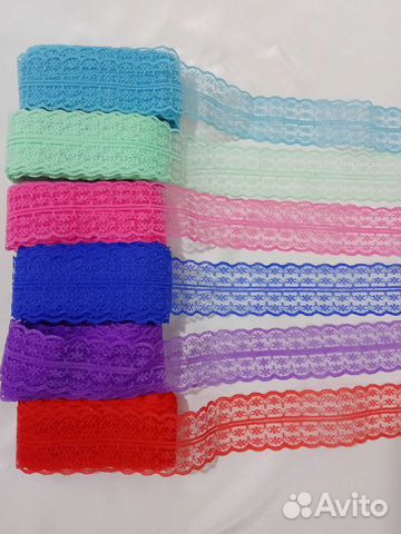 Кружево, атласная лента