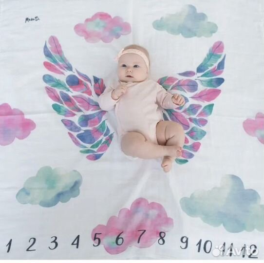 Муслиновая фото пеленка