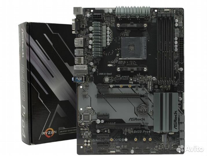 Материнская плата am4 b450