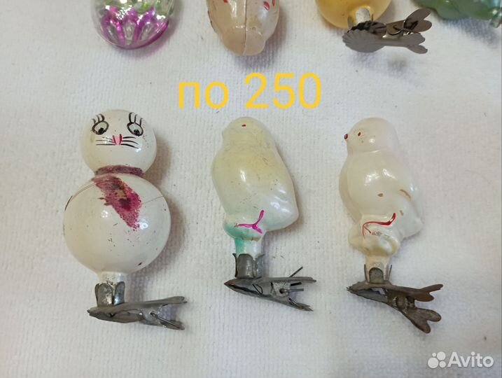 Елочные игрушки СССР