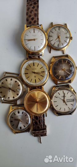 Позолоченные советские часы