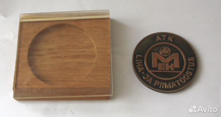 Настольная медаль Liha- ja piimatööstus