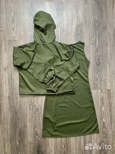 Комплект (платье + бомбер)