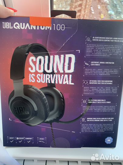 Игровые наушники новые