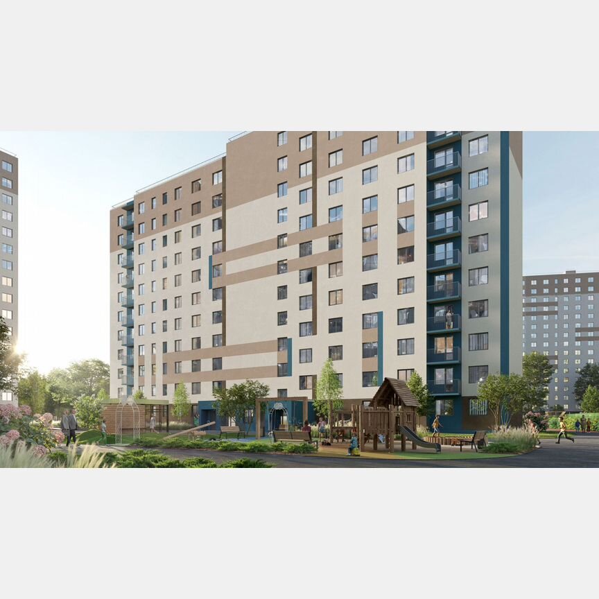 2-к. квартира, 50,1 м², 12/16 эт.