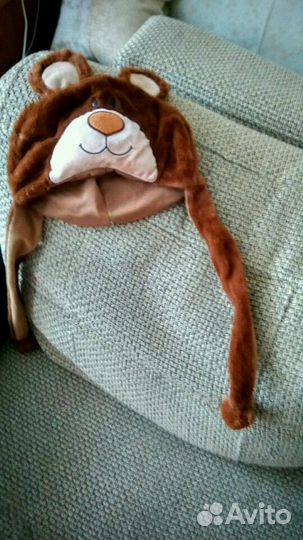 Шапочка медвежонок от 2 лет