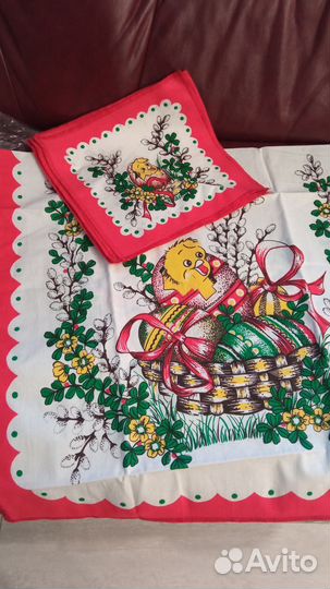 Скатерть с салфетками