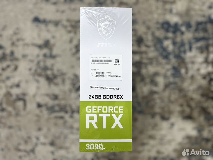 Msi RTX 3090 Suprim X Новые