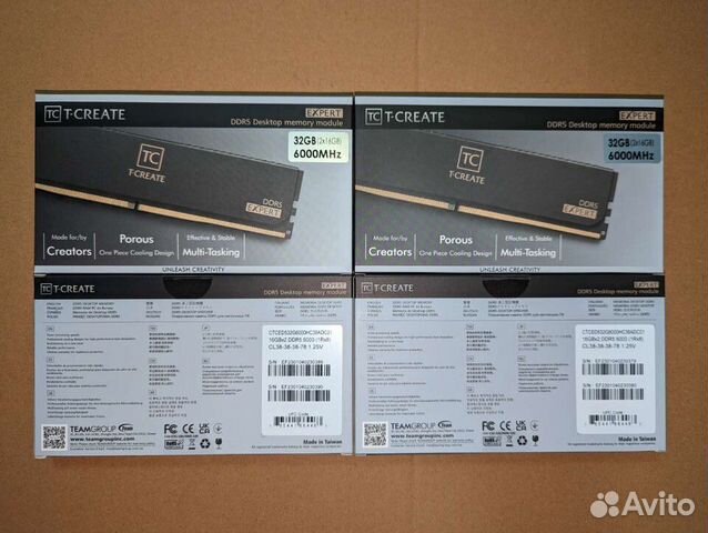 32Gb DDR5 Teamgroup 6000Mhz ctced532g6000hc38adc01