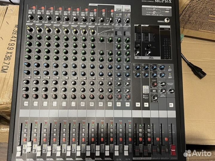 Микшерный пульт yamaha mgp16x