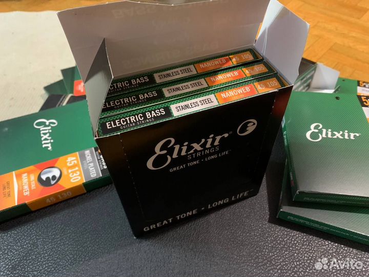 Струны для бас-гитары Elixir Оригинал США