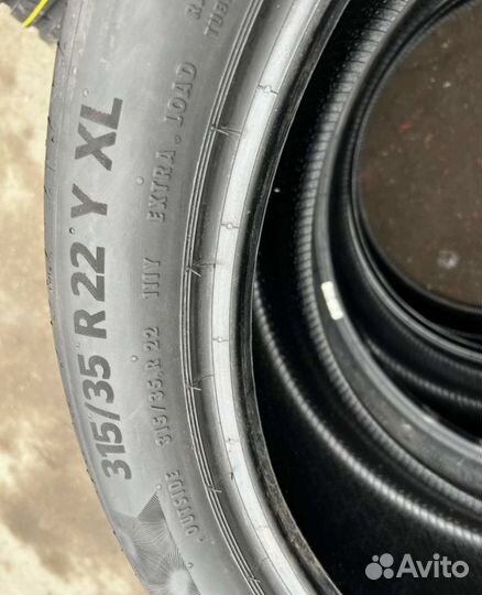 Continental PremiumContact 6 SSR 275/40 R22 и 315/35 R22 111Y