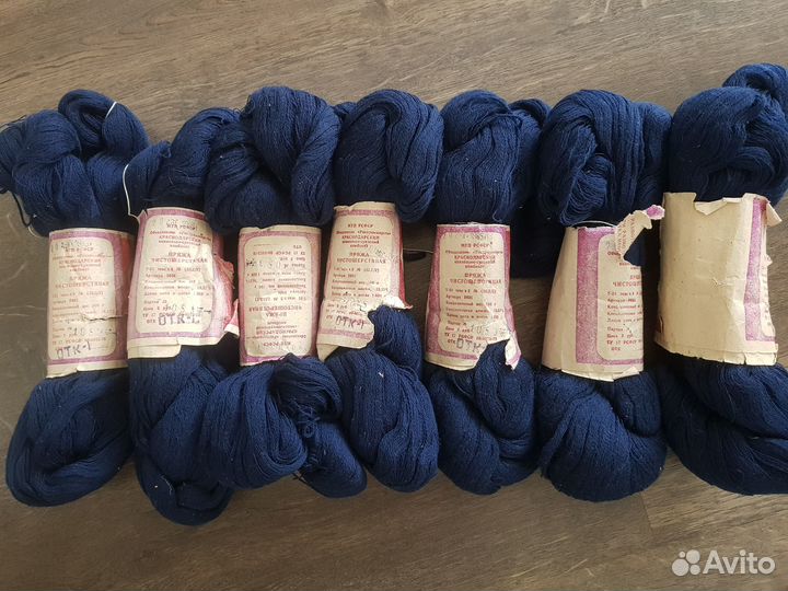 Пряжа чистошерстяная