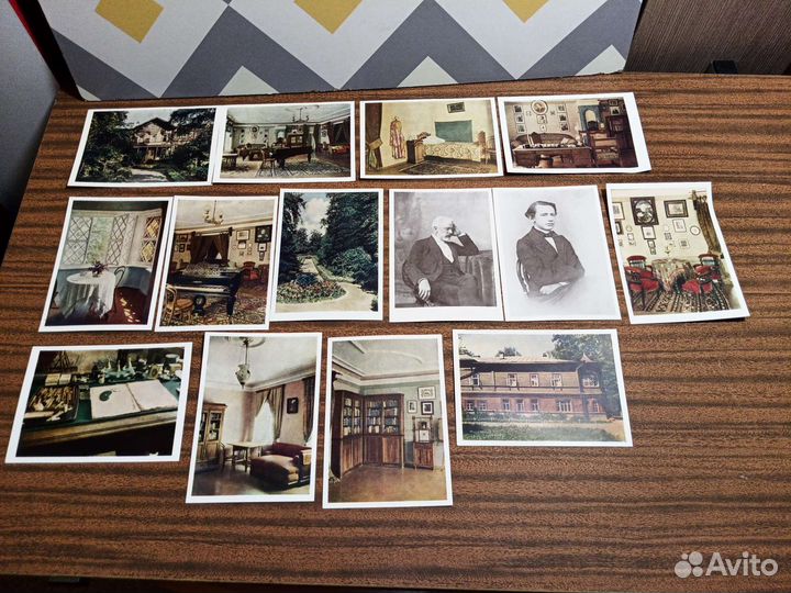Набор открыток дом-музей Чайковского в Клину. 1953