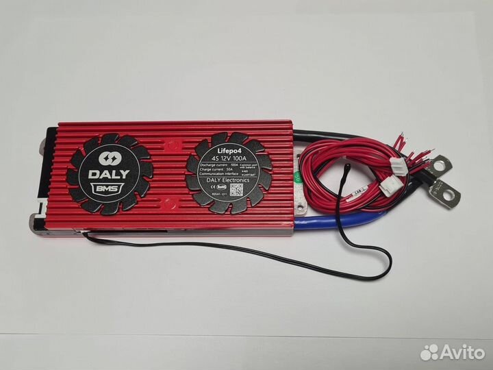 Плата контроля BMS Smart lifepo4 4S 12V 100A DaLy