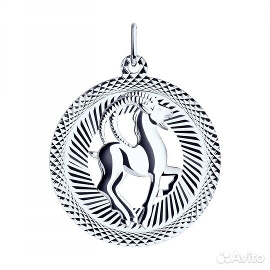 Sokolov - Козерог - Серебряная подвеска-кулон 925