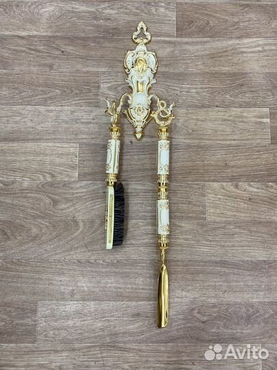 Ложка для обуви бронза