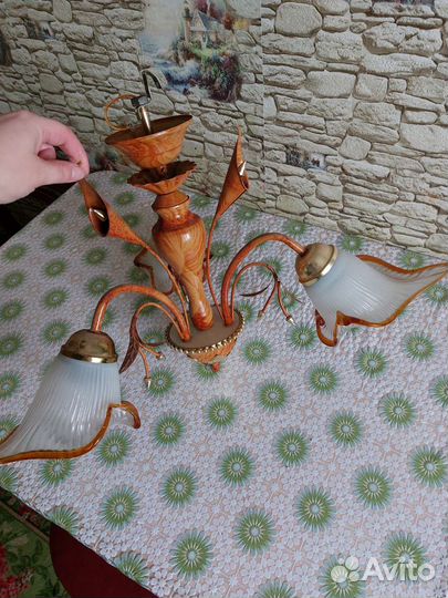 Люстра потолочная бу