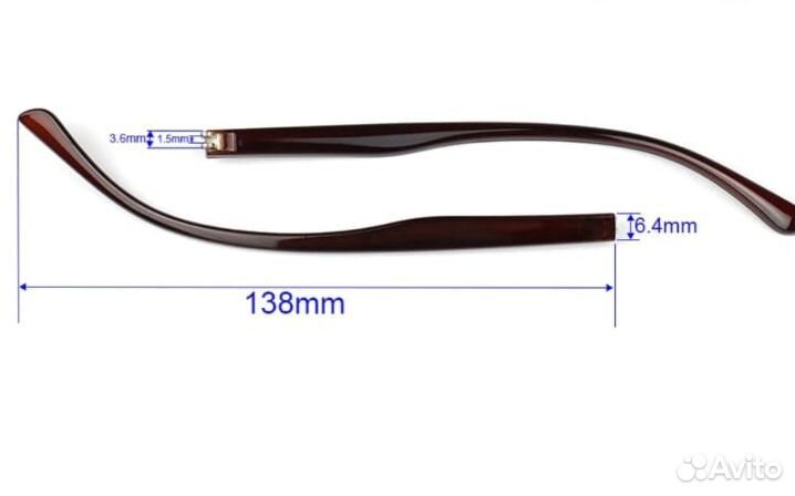 Дужки для очков