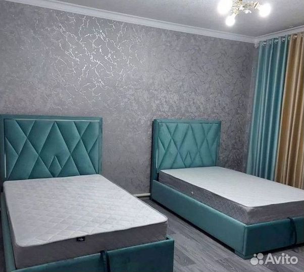 Кровать односпальная мягкая