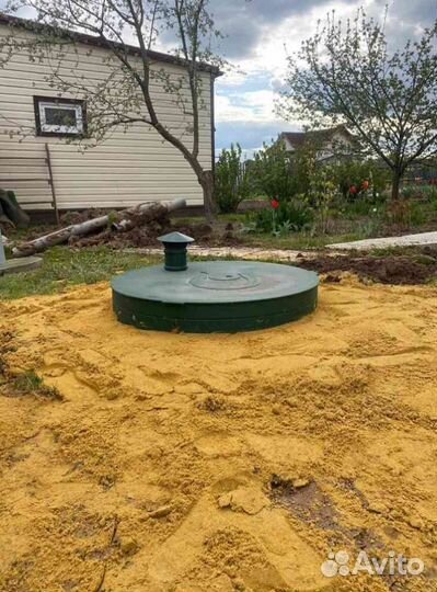 Станция очистки сточных вод био 4+Автономная канализация в частном доме Итал