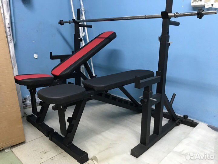 Штанга Гантели Скамья Стойки