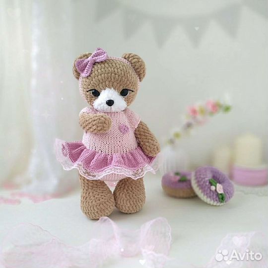 Вязаный мишка