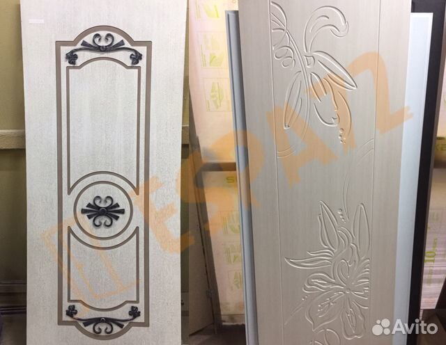 Дверные накладки.Мдф накладки на металлические две