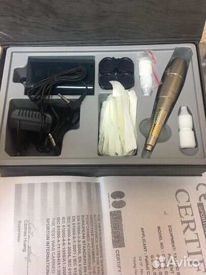 Машинка для перманента (татуажа) G-8650 и блок