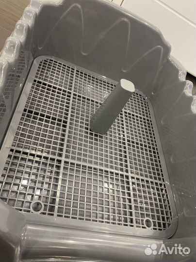 Лоток для собак под пеленкусо столбиком 60х40