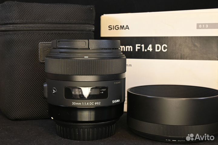 Sigma 30mm 1.4 ART canon efs