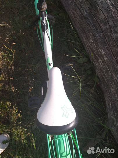 Велосипед детский зеленый