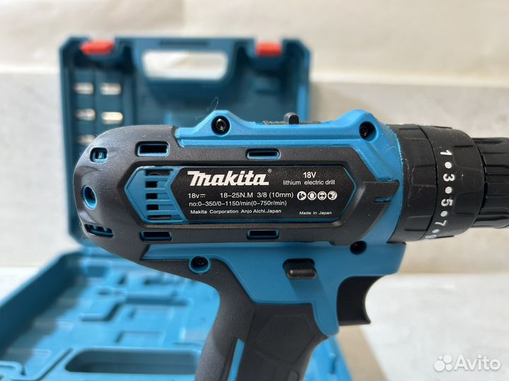 Шуруповерт makita 18v с набором