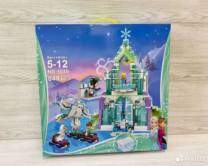 Холодное Сердце, ледяной замок Эльзы, 848 деталей