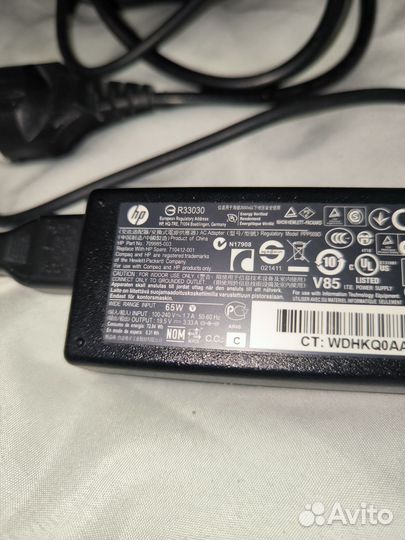 Блок питания для ноутбука hp 19.5v 3.33a