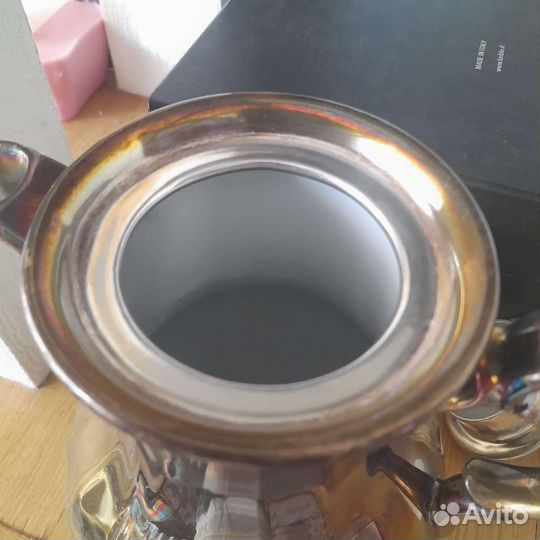 Антикварный кофейный посеребряный набор