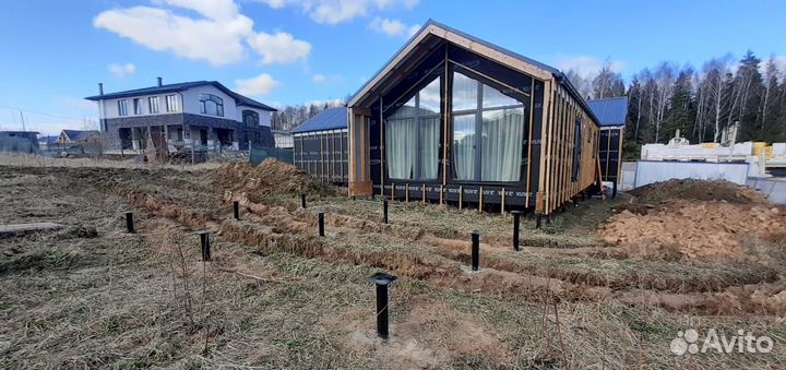 Винтовые сваи установка