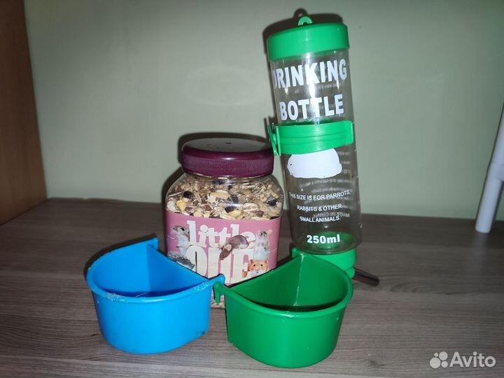 Клетка для грызунов (переноска) гамаки, корм,итд