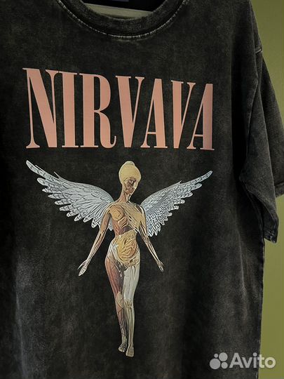 Футболка nirvana нирвана супер качество