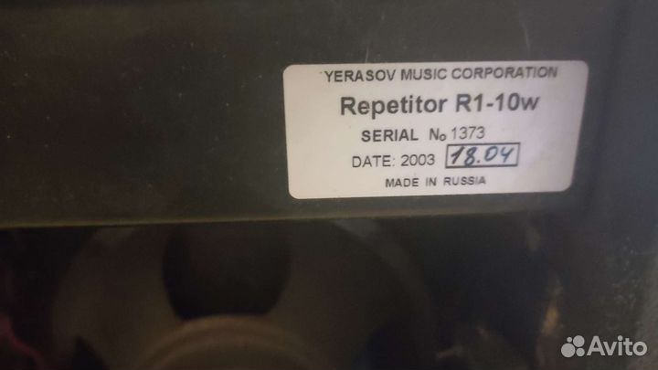 Гитарный комбоусилитель Yerasov R1-10W