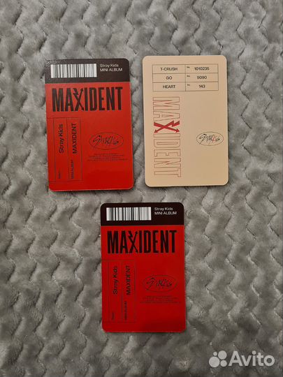 Карты Stray Kids Maxident