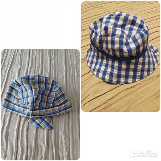 Бандана 6-8 лет, панама 3-6лет mothercare