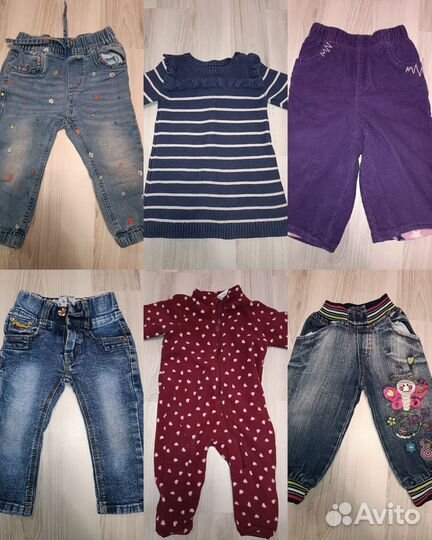 Одежда для девочки пакетом, 80 размер