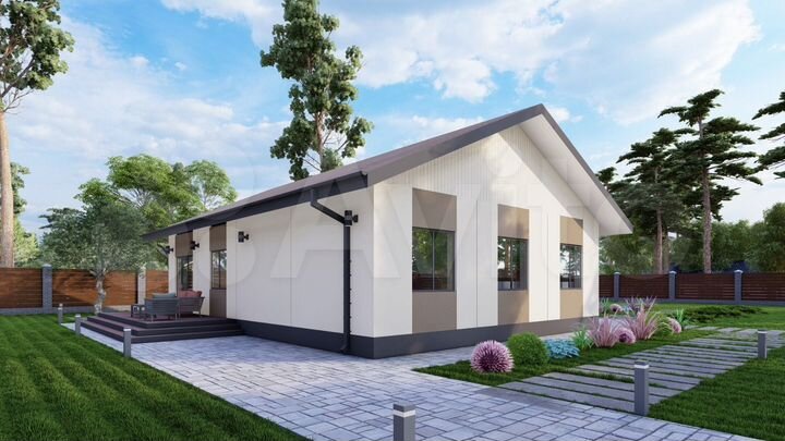 Дом 110 м² на участке 10 сот.