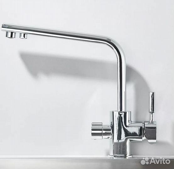Смеситель хром для кухни с фильтром